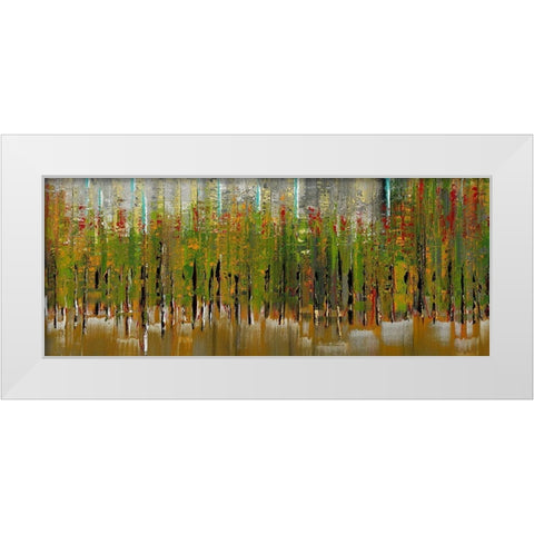 Metropolitan Movement III White Modern Wood Framed Art Print by Bolokofsky, Ronald