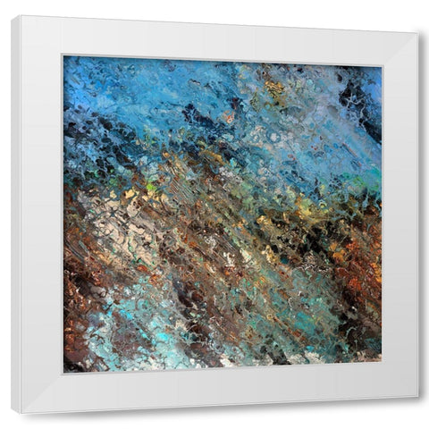 A Million Poimts of Light White Modern Wood Framed Art Print by Bolokofsky, Ronald