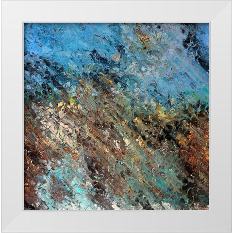 A Million Poimts of Light White Modern Wood Framed Art Print by Bolokofsky, Ronald