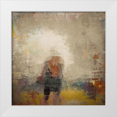 A Shadow of Himself II White Modern Wood Framed Art Print by Bolokofsky, Ronald