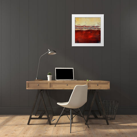 Arizona Sun I White Modern Wood Framed Art Print by Bolokofsky, Ronald