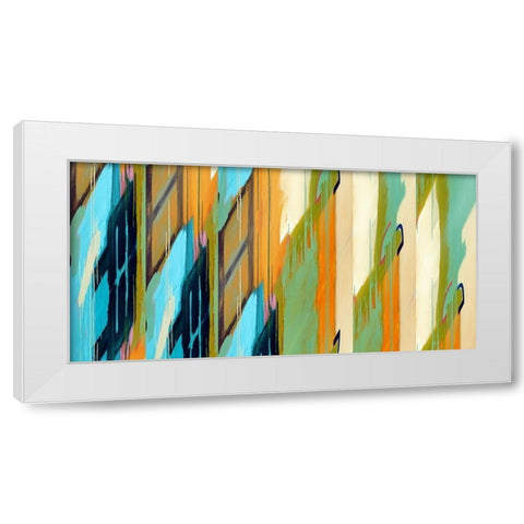 Aspirations II White Modern Wood Framed Art Print by Bolokofsky, Ronald