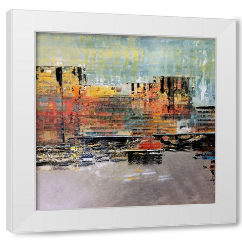 Beverly Blvd White Modern Wood Framed Art Print by Bolokofsky, Ronald