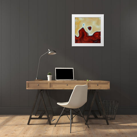 Boiling Over I White Modern Wood Framed Art Print by Bolokofsky, Ronald