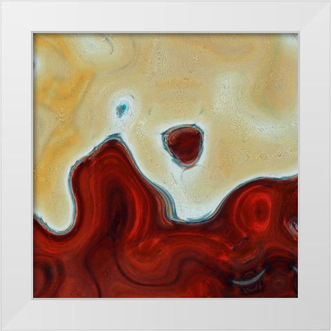Boiling Over I White Modern Wood Framed Art Print by Bolokofsky, Ronald