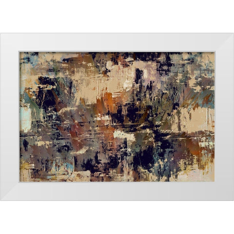 Chaotic Order White Modern Wood Framed Art Print by Bolokofsky, Ronald
