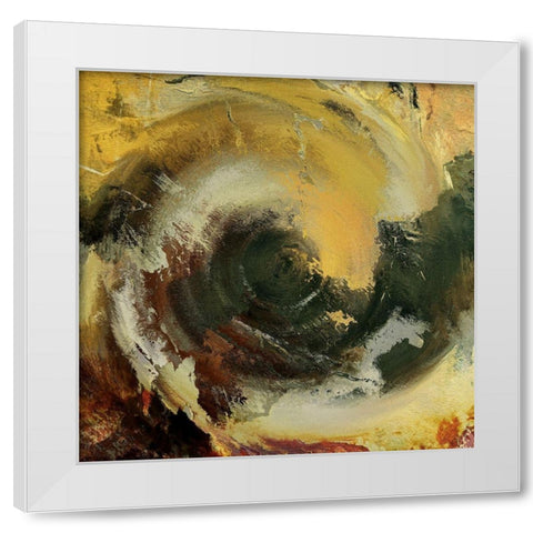 Cosmic Dust II White Modern Wood Framed Art Print by Bolokofsky, Ronald