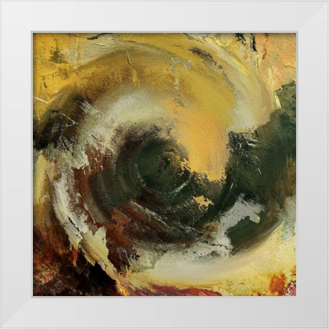 Cosmic Dust II White Modern Wood Framed Art Print by Bolokofsky, Ronald