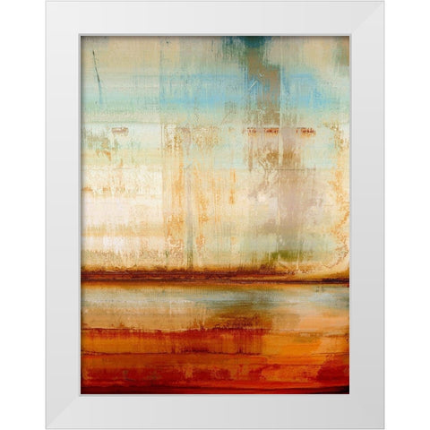 Desert II White Modern Wood Framed Art Print by Bolokofsky, Ronald