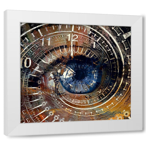 Focus In White Modern Wood Framed Art Print by Bolokofsky, Ronald