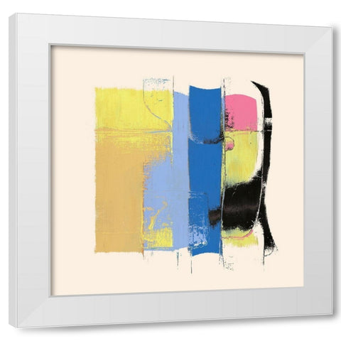 Abstract 1182 White Modern Wood Framed Art Print by Bolokofsky, Ronald