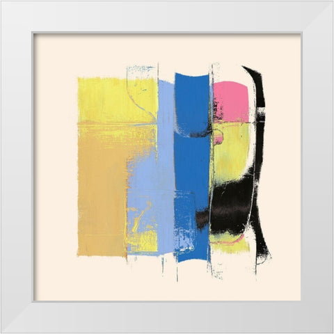 Abstract 1182 White Modern Wood Framed Art Print by Bolokofsky, Ronald