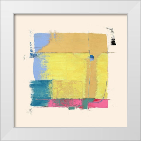 Abstract 1183 White Modern Wood Framed Art Print by Bolokofsky, Ronald