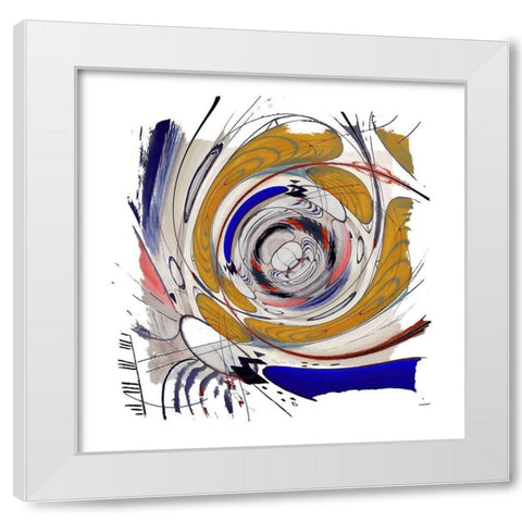 Interstellar I  White Modern Wood Framed Art Print by Bolokofsky, Ronald