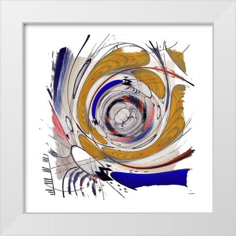 Interstellar I  White Modern Wood Framed Art Print by Bolokofsky, Ronald