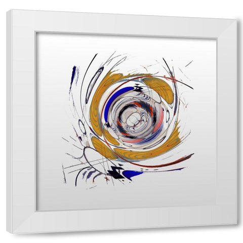 Interstellar II White Modern Wood Framed Art Print by Bolokofsky, Ronald