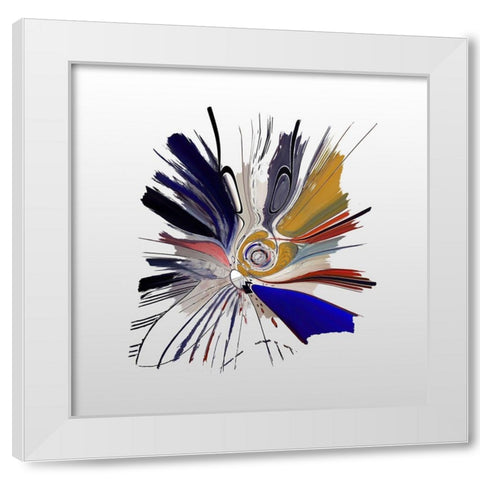 Interstellar III White Modern Wood Framed Art Print by Bolokofsky, Ronald