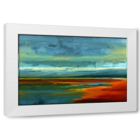Looking For the Horizon V White Modern Wood Framed Art Print by Bolokofsky, Ronald