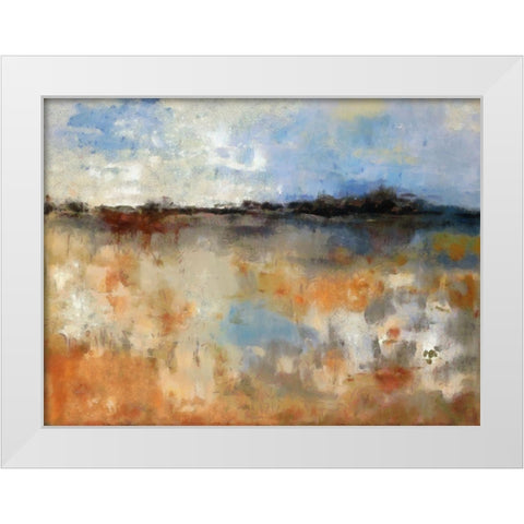 Out West White Modern Wood Framed Art Print by Bolokofsky, Ronald