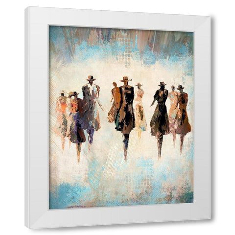 People To See White Modern Wood Framed Art Print by Bolokofsky, Ronald