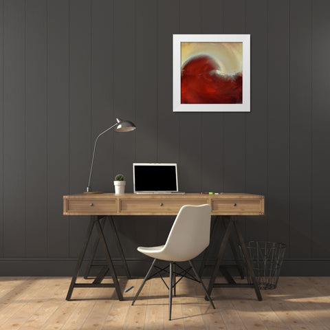 Pipeline I White Modern Wood Framed Art Print by Bolokofsky, Ronald