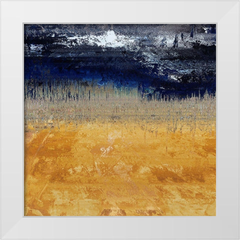 Prairie Night White Modern Wood Framed Art Print by Bolokofsky, Ronald