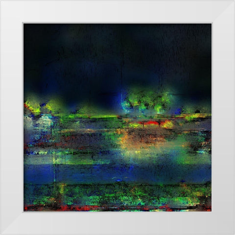 Reflections In Isolation I White Modern Wood Framed Art Print by Bolokofsky, Ronald