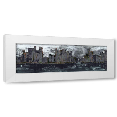Reserection City II White Modern Wood Framed Art Print by Bolokofsky, Ronald