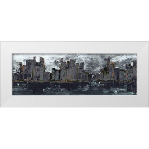Reserection City II White Modern Wood Framed Art Print by Bolokofsky, Ronald