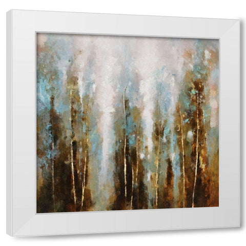 Winter Forest White Modern Wood Framed Art Print by Bolokofsky, Ronald