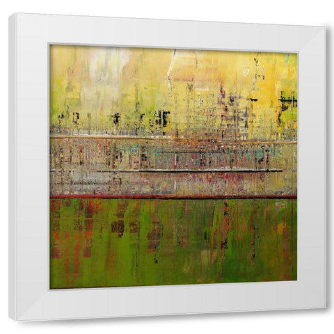 Steel Wall White Modern Wood Framed Art Print by Bolokofsky, Ronald