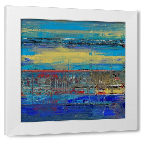 Summer Sun I White Modern Wood Framed Art Print by Bolokofsky, Ronald