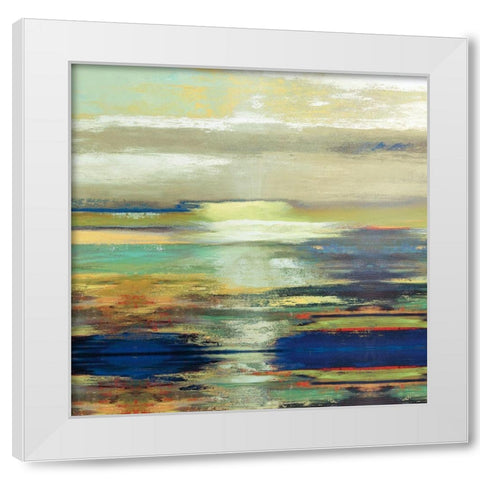 Sunrise II White Modern Wood Framed Art Print by Bolokofsky, Ronald