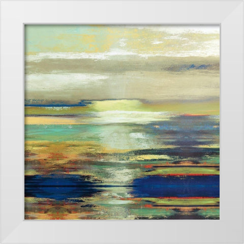 Sunrise II White Modern Wood Framed Art Print by Bolokofsky, Ronald