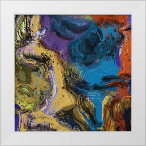 The Art of Grunge II White Modern Wood Framed Art Print by Bolokofsky, Ronald