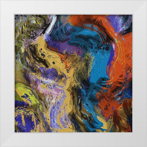 The Art of Grunge III White Modern Wood Framed Art Print by Bolokofsky, Ronald