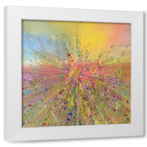 The Big Bang White Modern Wood Framed Art Print by Bolokofsky, Ronald