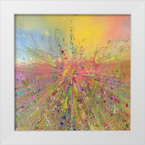 The Big Bang White Modern Wood Framed Art Print by Bolokofsky, Ronald