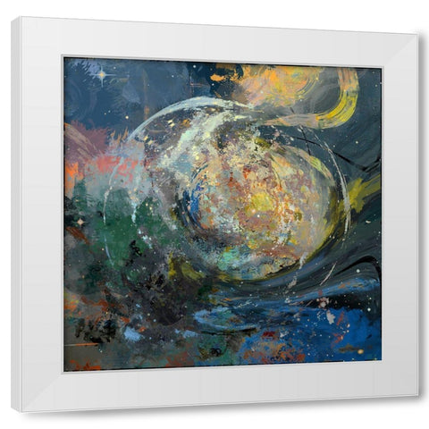 Universal Expanse White Modern Wood Framed Art Print by Bolokofsky, Ronald