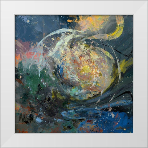 Universal Expanse White Modern Wood Framed Art Print by Bolokofsky, Ronald