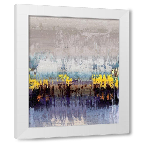 Wash Away the Blues I White Modern Wood Framed Art Print by Bolokofsky, Ronald