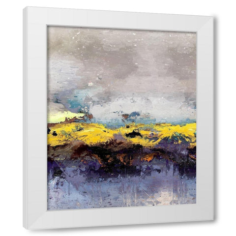 Wash Away the Blues II White Modern Wood Framed Art Print by Bolokofsky, Ronald