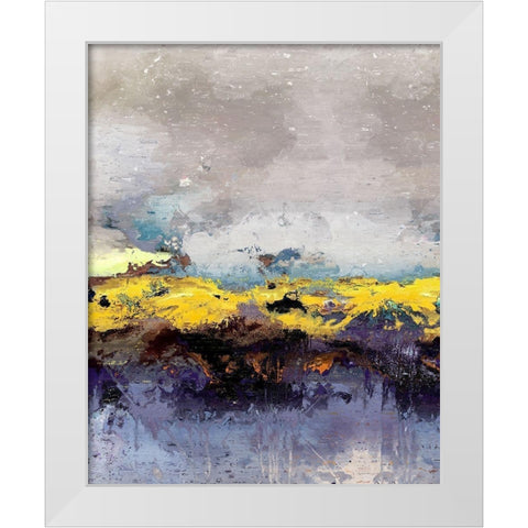 Wash Away the Blues II White Modern Wood Framed Art Print by Bolokofsky, Ronald