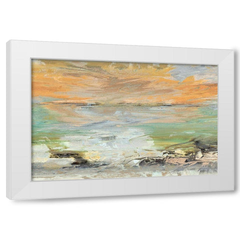 Westward Ho I White Modern Wood Framed Art Print by Bolokofsky, Ronald