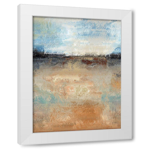 Where Heaven Meets Earth I White Modern Wood Framed Art Print by Bolokofsky, Ronald