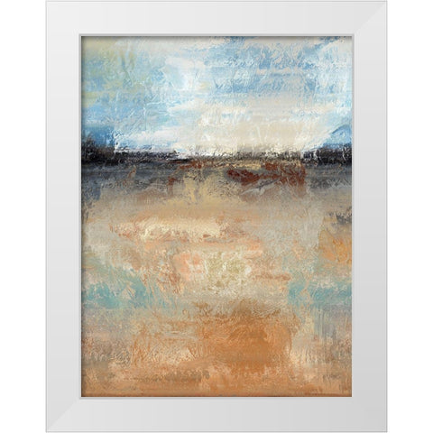 Where Heaven Meets Earth I White Modern Wood Framed Art Print by Bolokofsky, Ronald