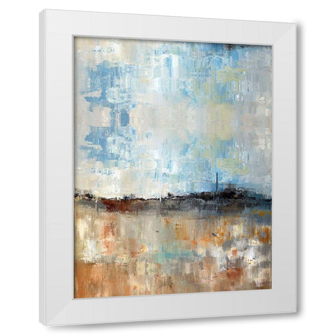 Where Heaven Meets Earth II White Modern Wood Framed Art Print by Bolokofsky, Ronald