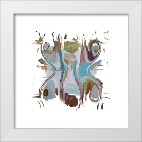 Which Way III White Modern Wood Framed Art Print by Bolokofsky, Ronald