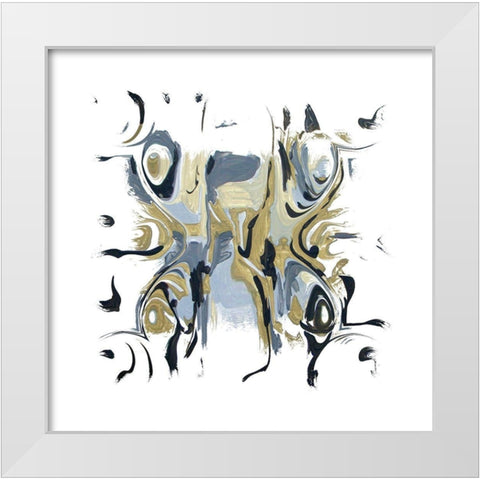Which Way IV White Modern Wood Framed Art Print by Bolokofsky, Ronald