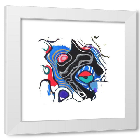 Wild Participation I  White Modern Wood Framed Art Print by Bolokofsky, Ronald